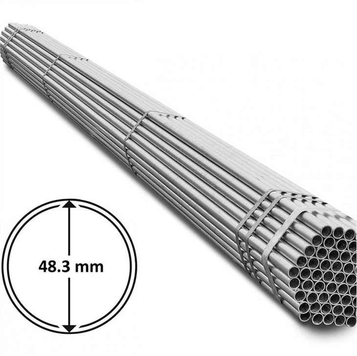 चीन EN39 मानक मचान ट्यूब OD 48.3mm निर्माता खरीदें
